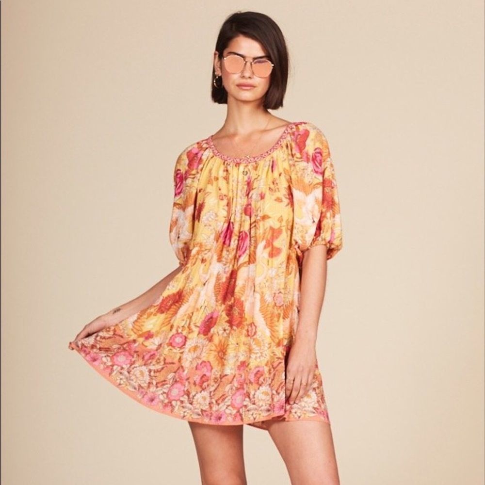 Spell & Gypsy MARIGOLD SIREN SONG SMOCK DRESS